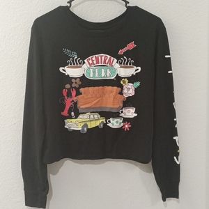 Friends  Central Perk Cropped Sweatshirt  Size L